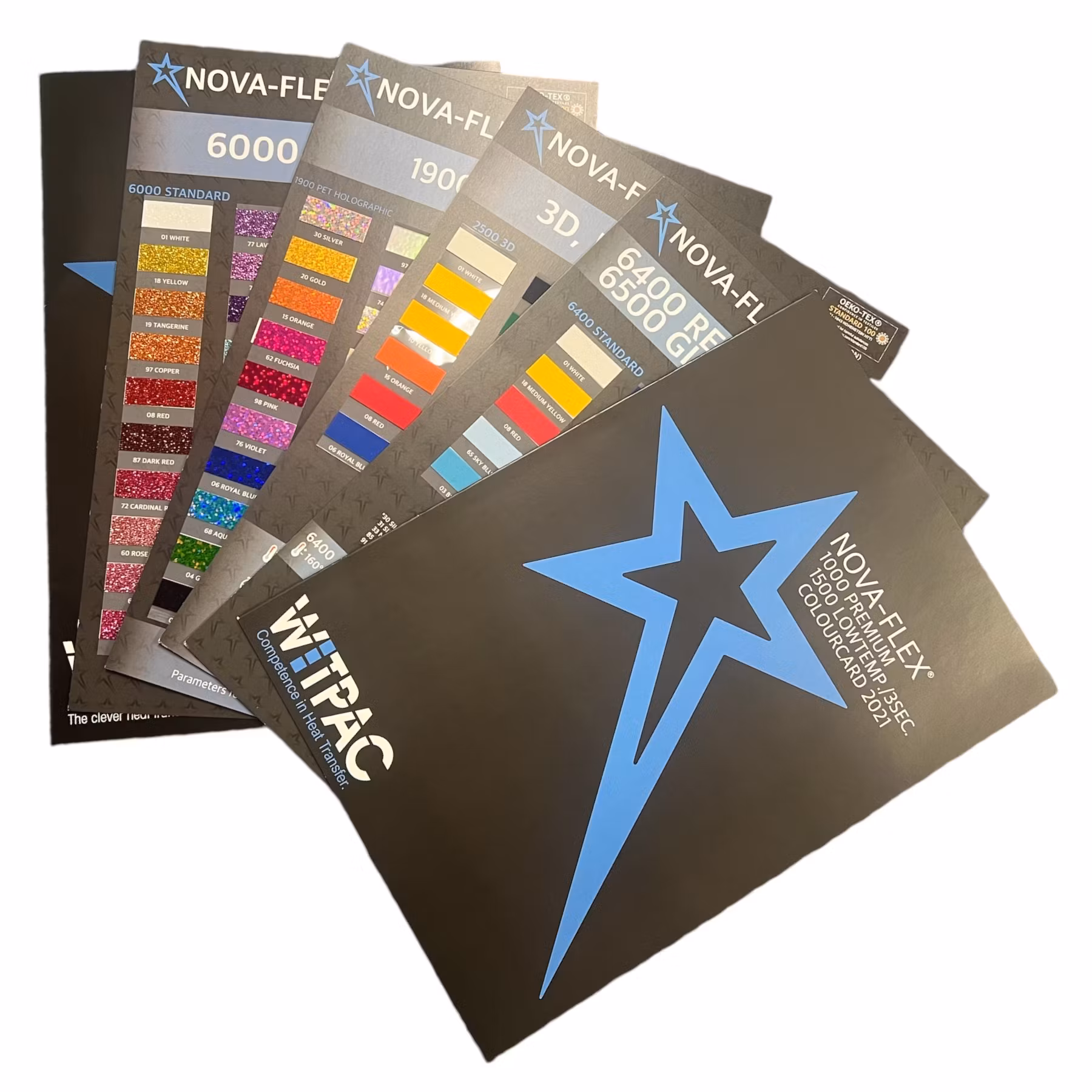 HTV Färgkort Nova Flex sortimentet + katalog