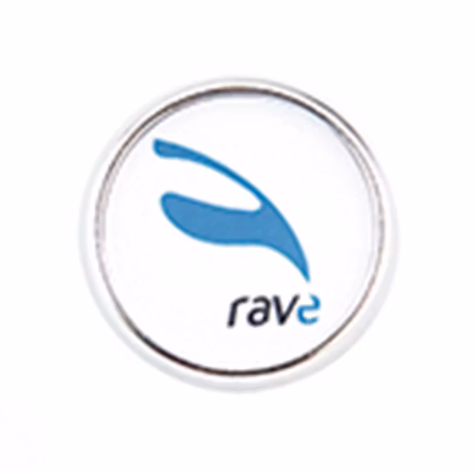 Pins - Rund av metall 5-pack