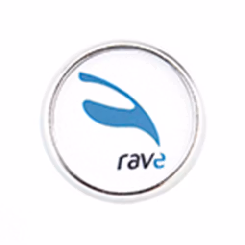 Pins - Rund av metall 5-pack