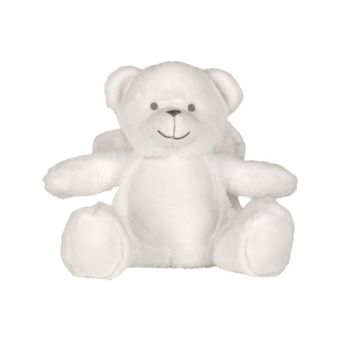 Nalle med vingar - vit - M