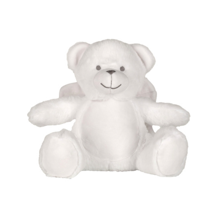 Nalle med vingar - vit - M