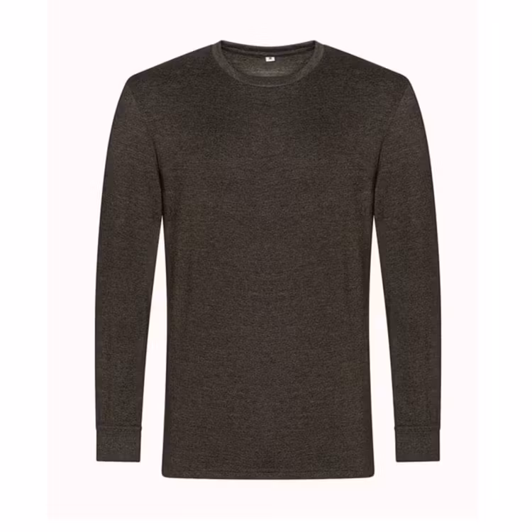 T-shirt Herr - Långärmad Mullvadsmelerad