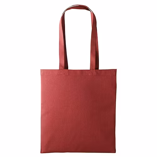 Textilkasse enkel med långt handtag