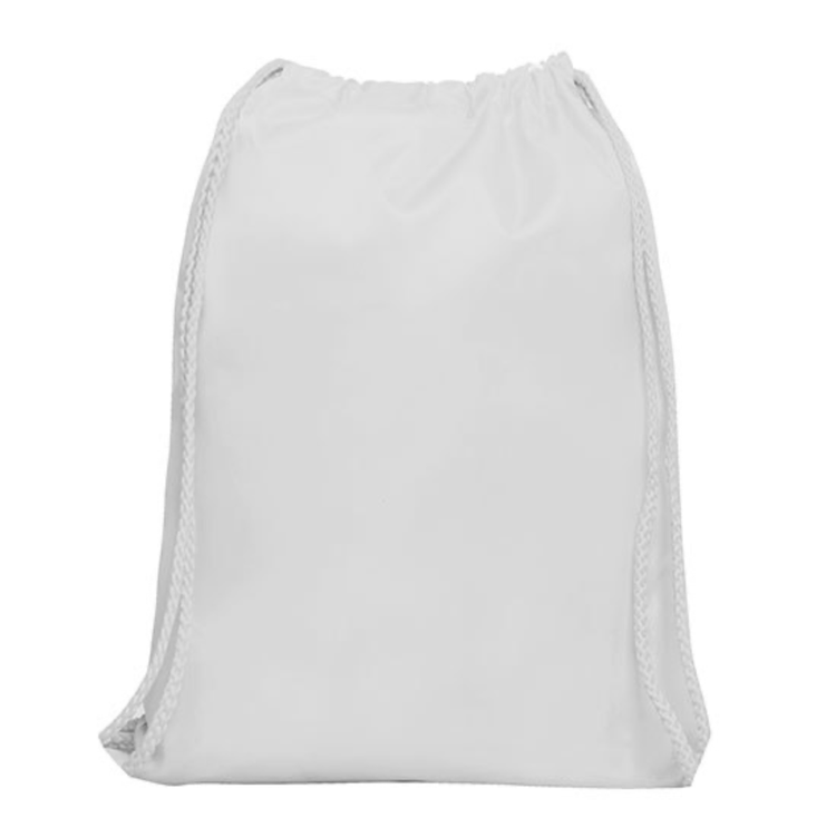 Gympåse/Skopåse 5-pack - Vit och Svart - Sublimerbar