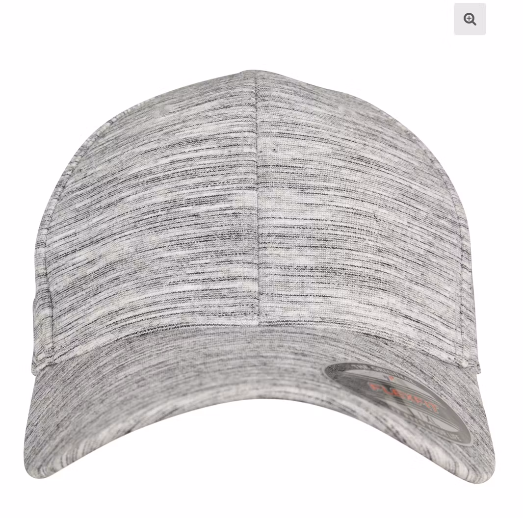 Keps Flexfit Gråmelange - 6 panels utan stängning