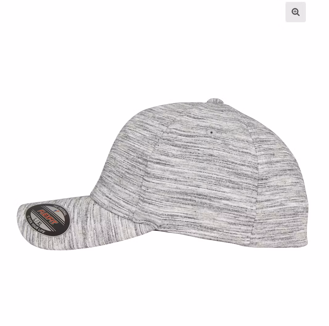 Keps Flexfit Gråmelange - 6 panels utan stängning