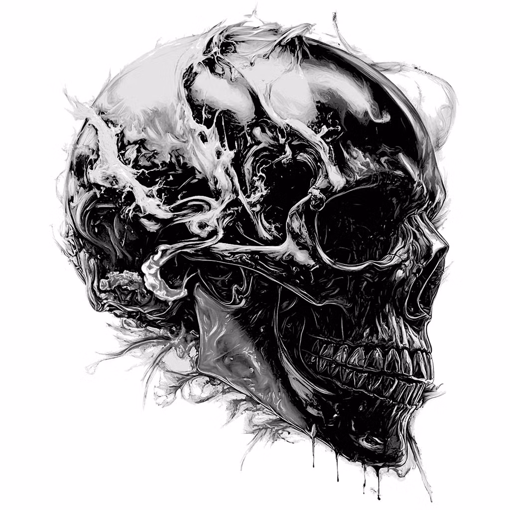 Döskallar - dtf tryck