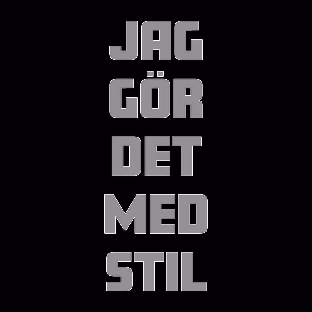 Texter - blandat - DTF-tryck