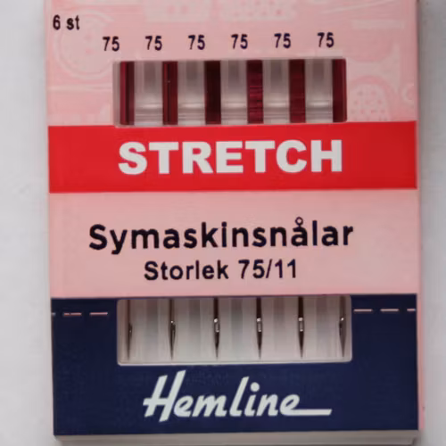 Hemline symaskinsnålar - Stretch 75