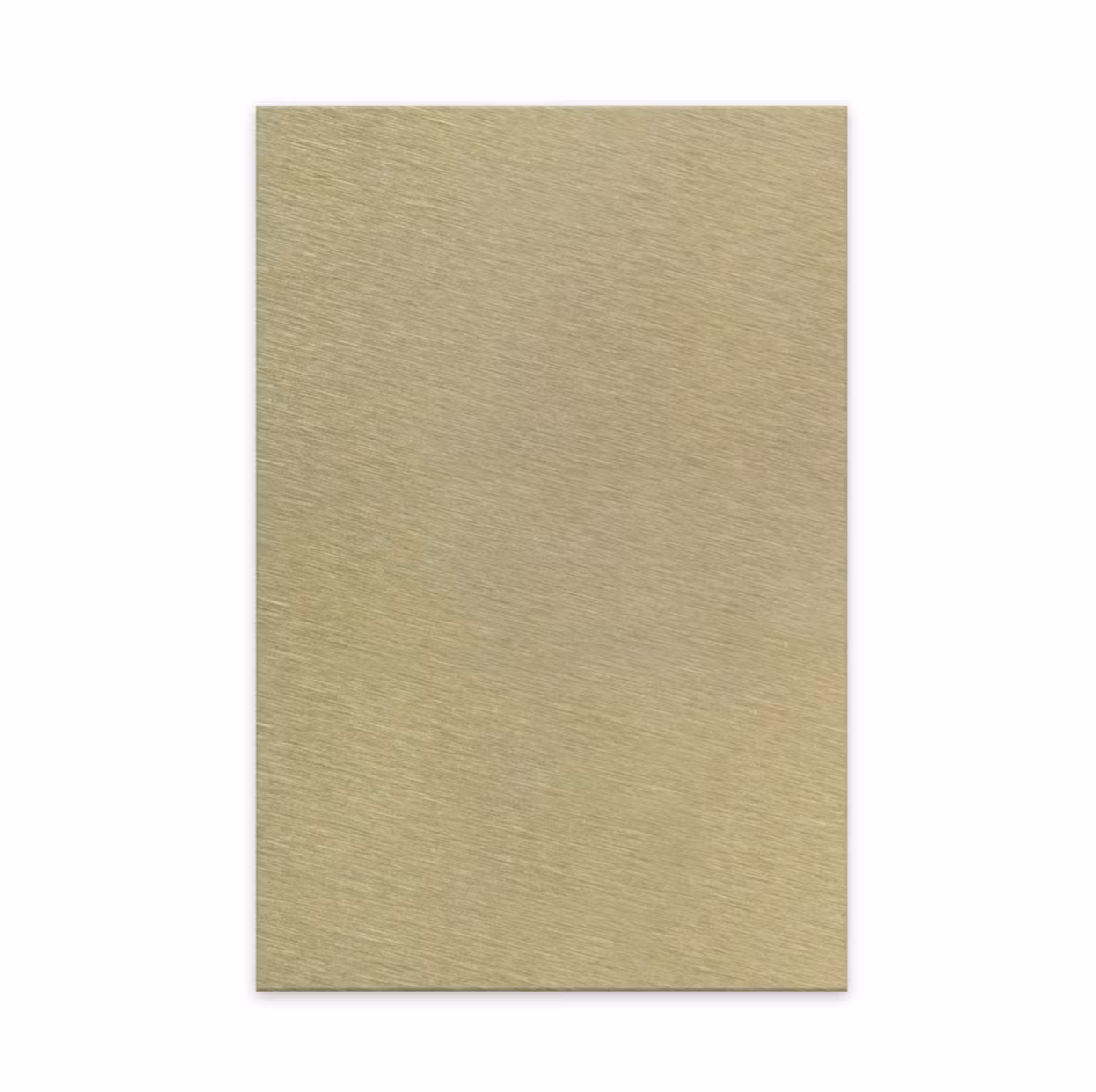 Sublimeringsplåt i aluminium - Champagne - ca 15x20 cm