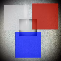 Reflexvinyl Vit/Röd/Blå- metervara