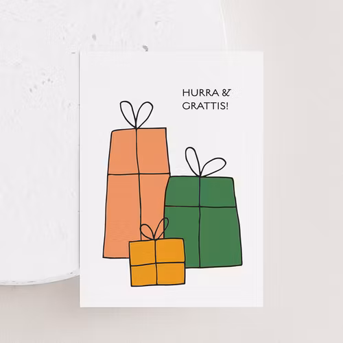 Gratulationskort - Presenter