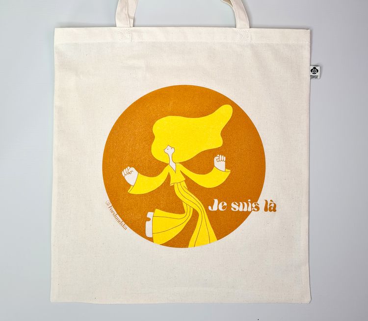 Je suis lá - Tygpåse - Orange & Gul
