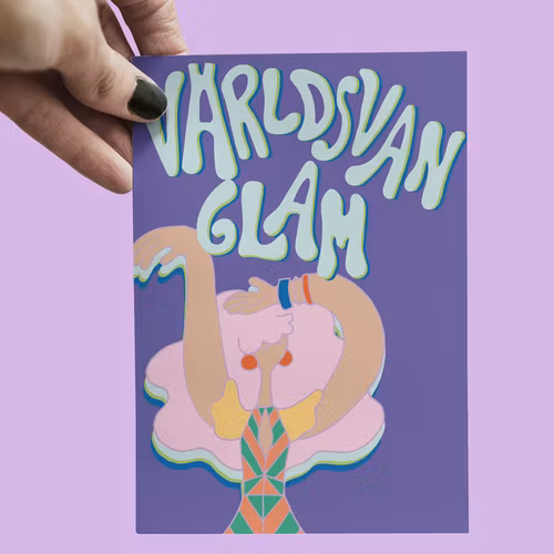 Glam - Vykort