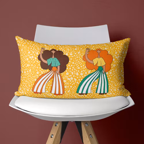 Donnor Yellow - Pillow case