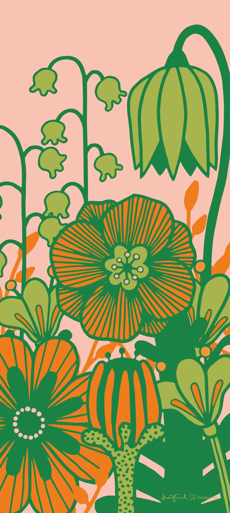 Wall hanging - Wallflower no.2