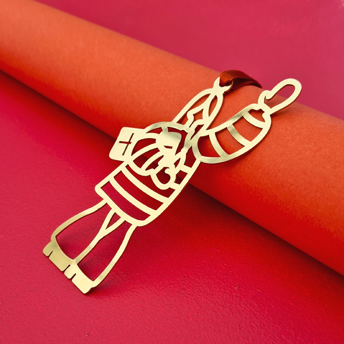 Brass ornament - Malva