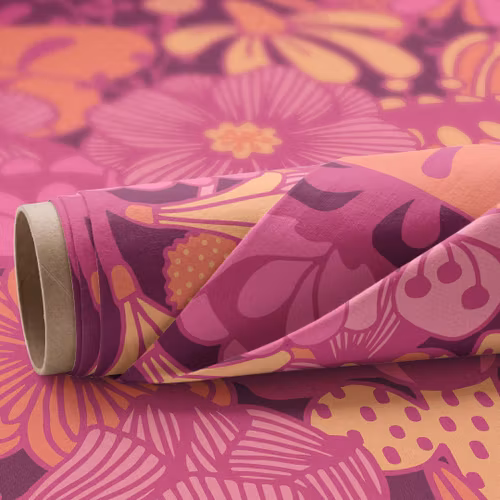 Ranka Grape - Fabric by the meter