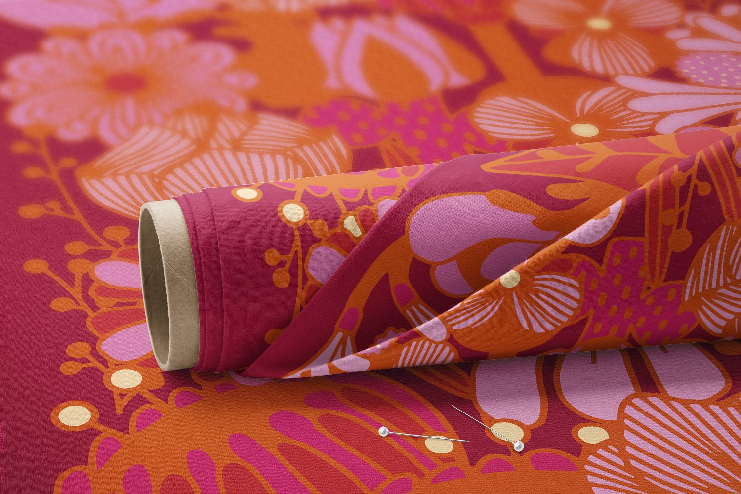Ranka Hot Cinnamon - Fabric by the meter