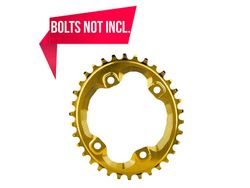Absolute black OVAL PREMIUM CHAINRING FOR SHIMANO XT M8000 / SLX M7000