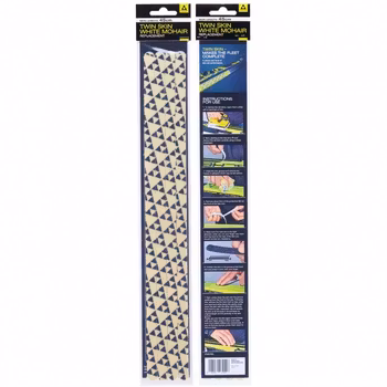 Fischer Twin Skin White Mohair Replacement Skins 41cm