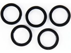 SRAM Chainring nut spacer kit, aluminum 2 mm Black
