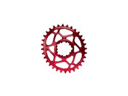 Absolute Black OVAL DIRECT MOUNT CHAINRING FOR SHIMANO CRANKS, 12SPD HYPERGLIDE+ CHAIN
