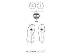 CRANKBROTHERS Cleat Standard Release 15/0 deg