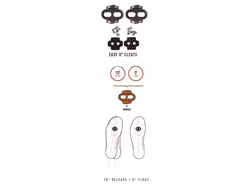 CRANKBROTHERS Cleat Easy Release 10/0 deg