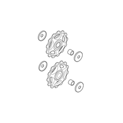 SHIMANO Pulley set RD-M410