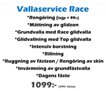 VALLASERVICE RACE