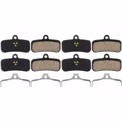 Nukeproof Shimano Saint-Zee-TRP Quadiem-Slate Pads (8pk, 4 sets Organic)