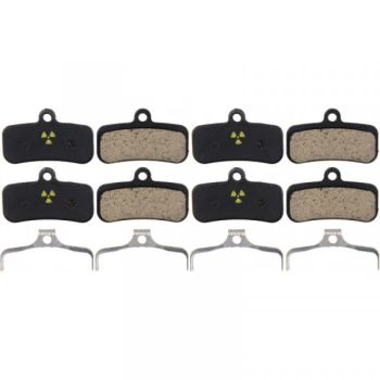 Nukeproof Shimano Saint-Zee-TRP Quadiem-Slate Pads (8pk, 4 sets Organic)