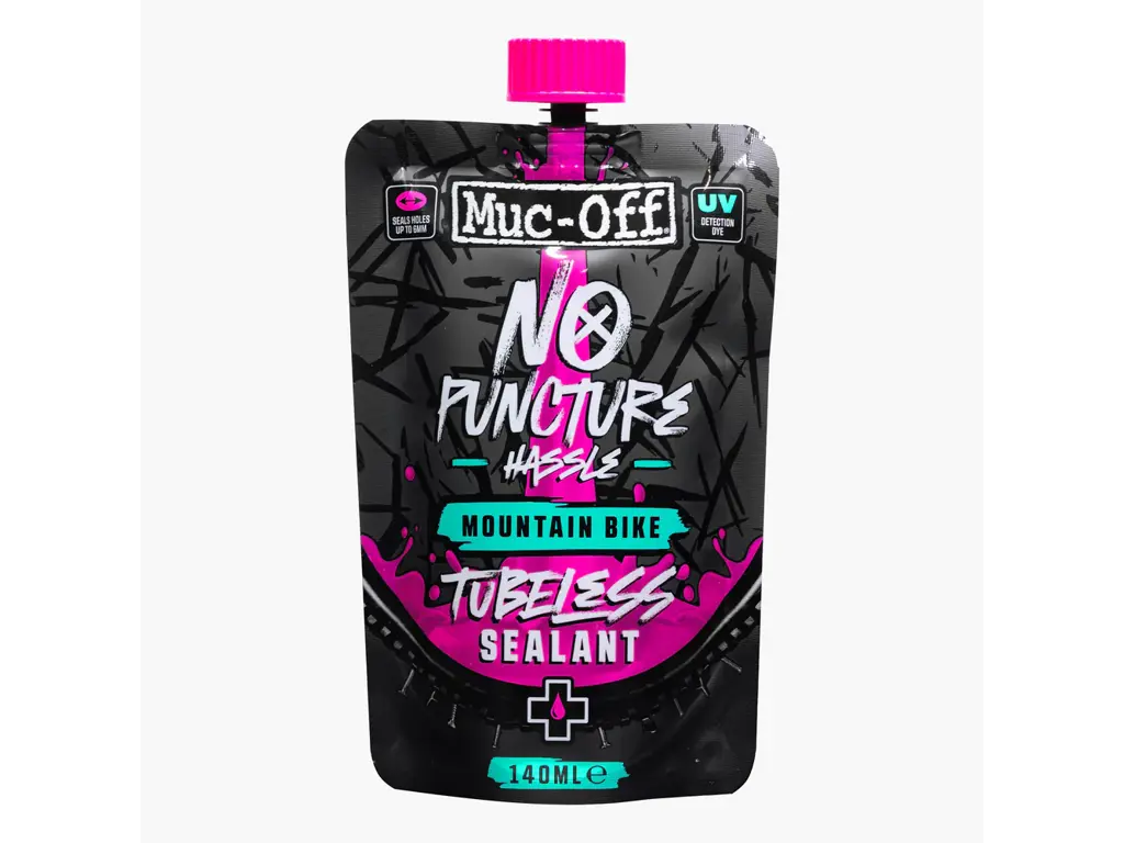 Muc-Off No Puncture Hassle Tubeless Bike Sealant Pouch - 140ml