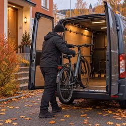 Hämtning av cykel – inom 3 km