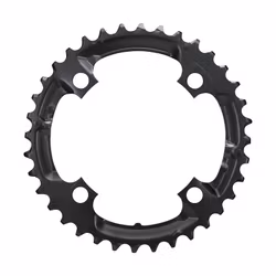Shimano Deore FC-M590 mellanklinga 36T – 104 mm BCD, svart