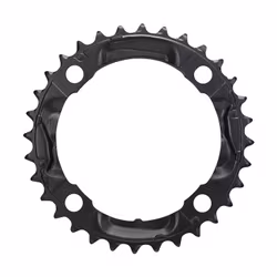 Shimano Deore FC-M590 mellanklinga 32T – 104 mm BCD, svart