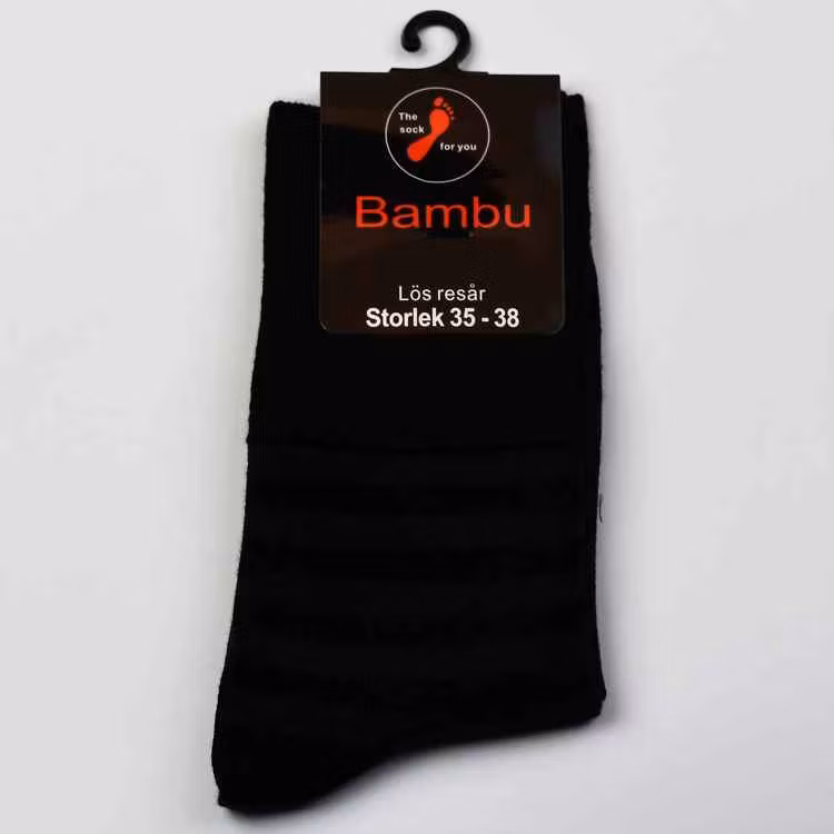 Strumpa Bambu Mörkgrå