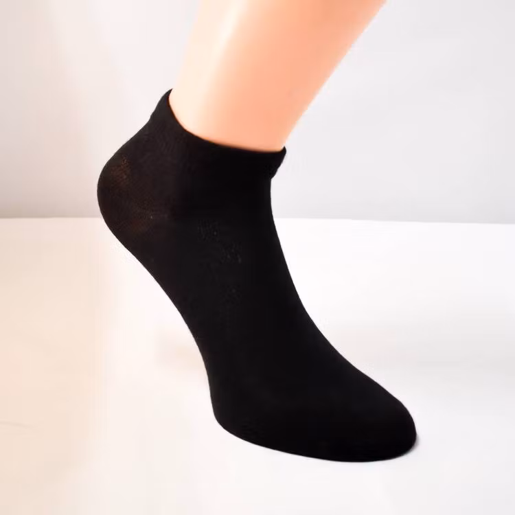 Strumpa ankel Bambu Svart