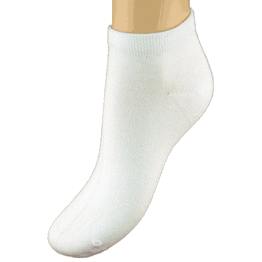 Strumpa ankel Bambu Vit