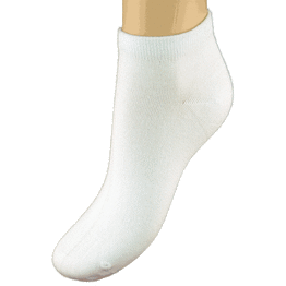 Strumpa ankel Bambu Vit 5-pack