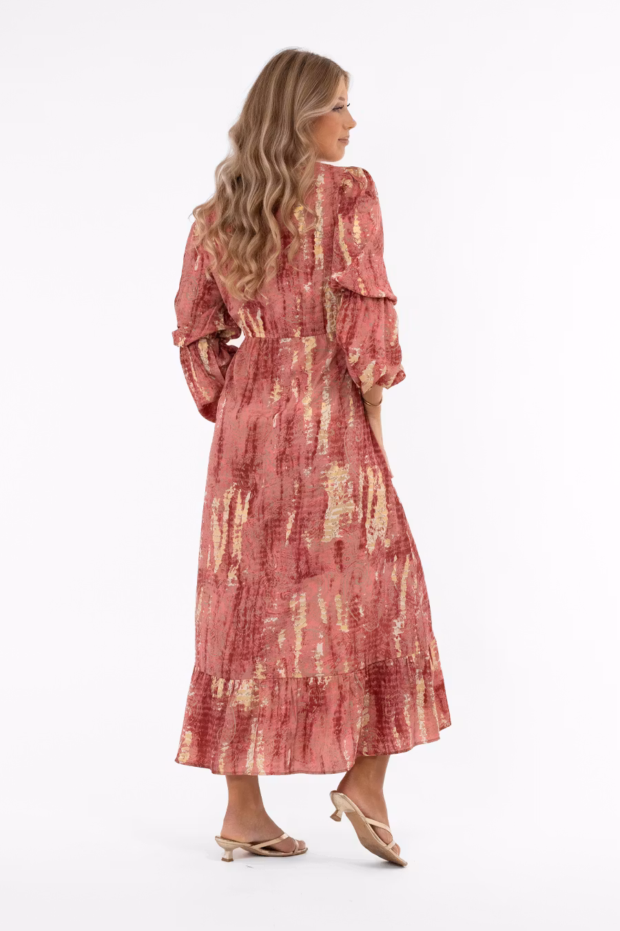 HILDA DRESS - Rose/Gold
