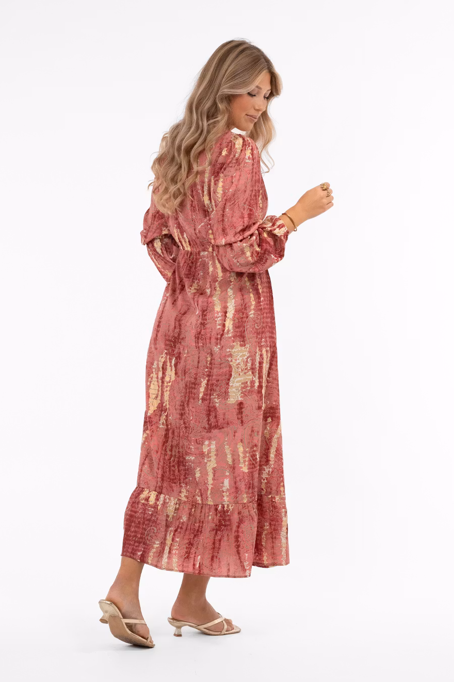 HILDA DRESS - Rose/Gold