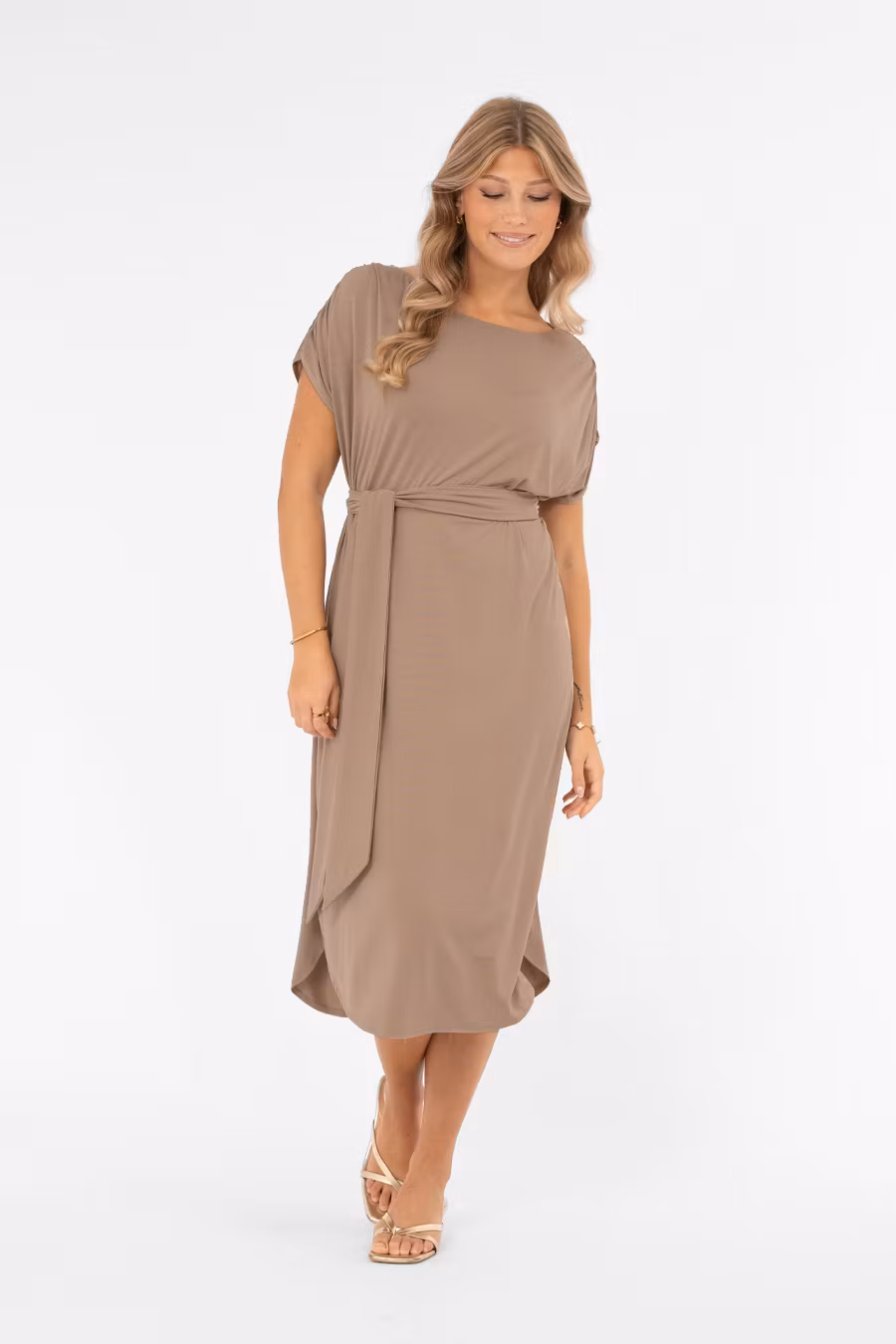 ELLERY DRESS - Taupe