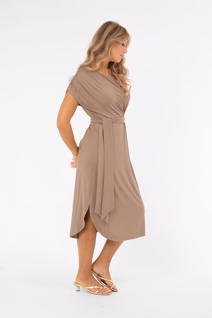 ELLERY DRESS - Taupe