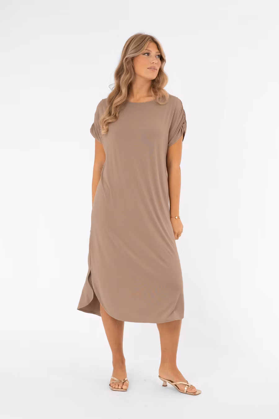ELLERY DRESS - Taupe