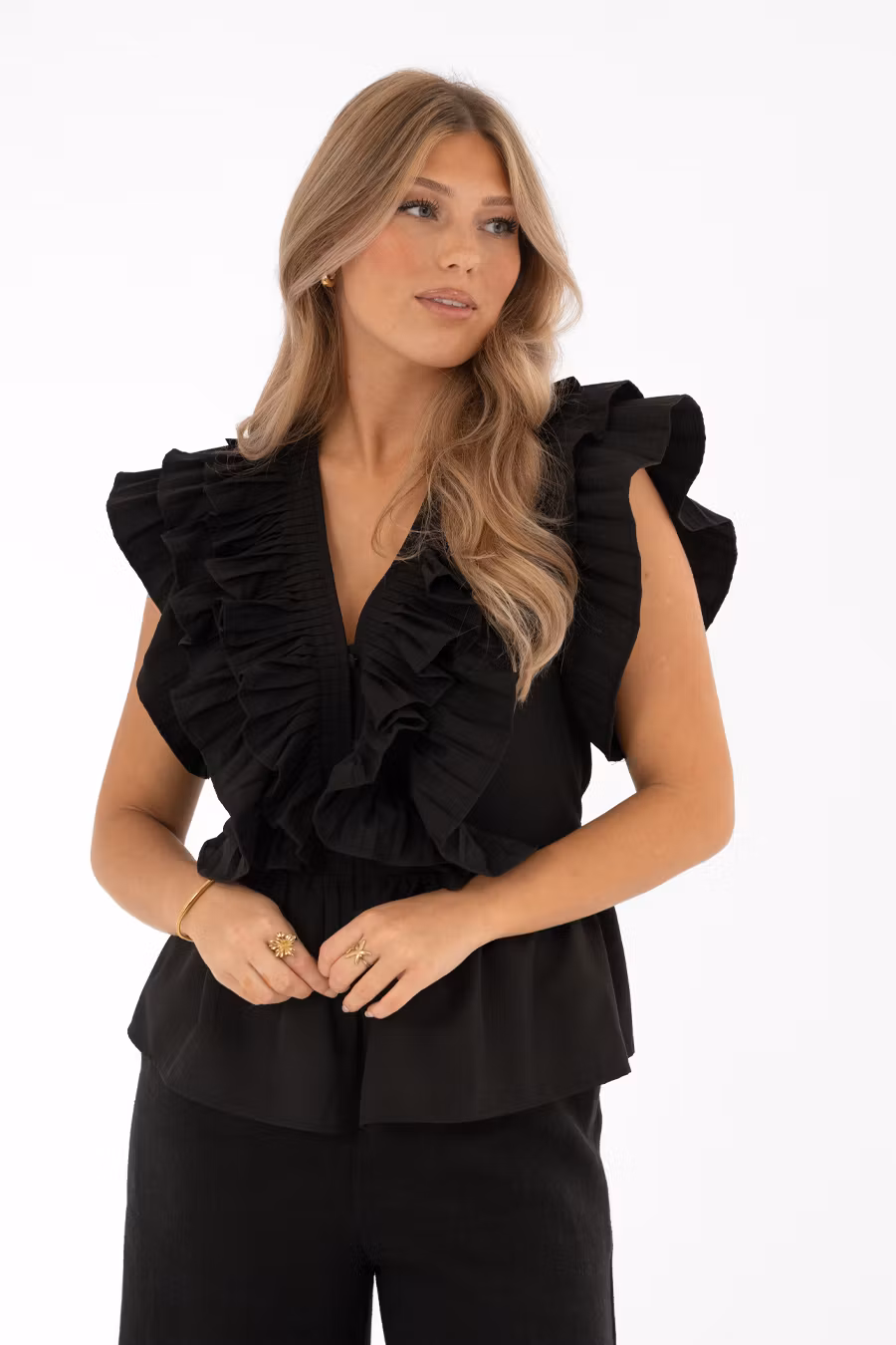 SAVOIR BLOUSE - Black