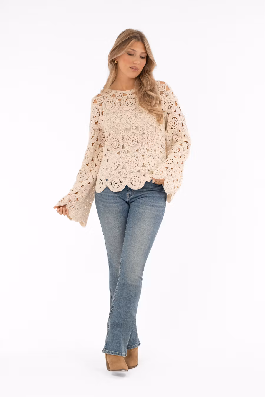 FREYA SWEATER - Creme