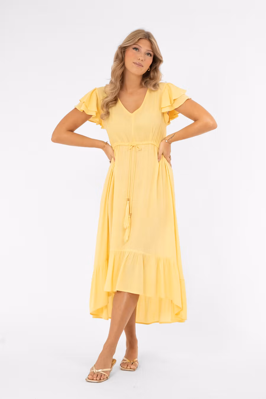 JANE DRESS - Butter Yellow