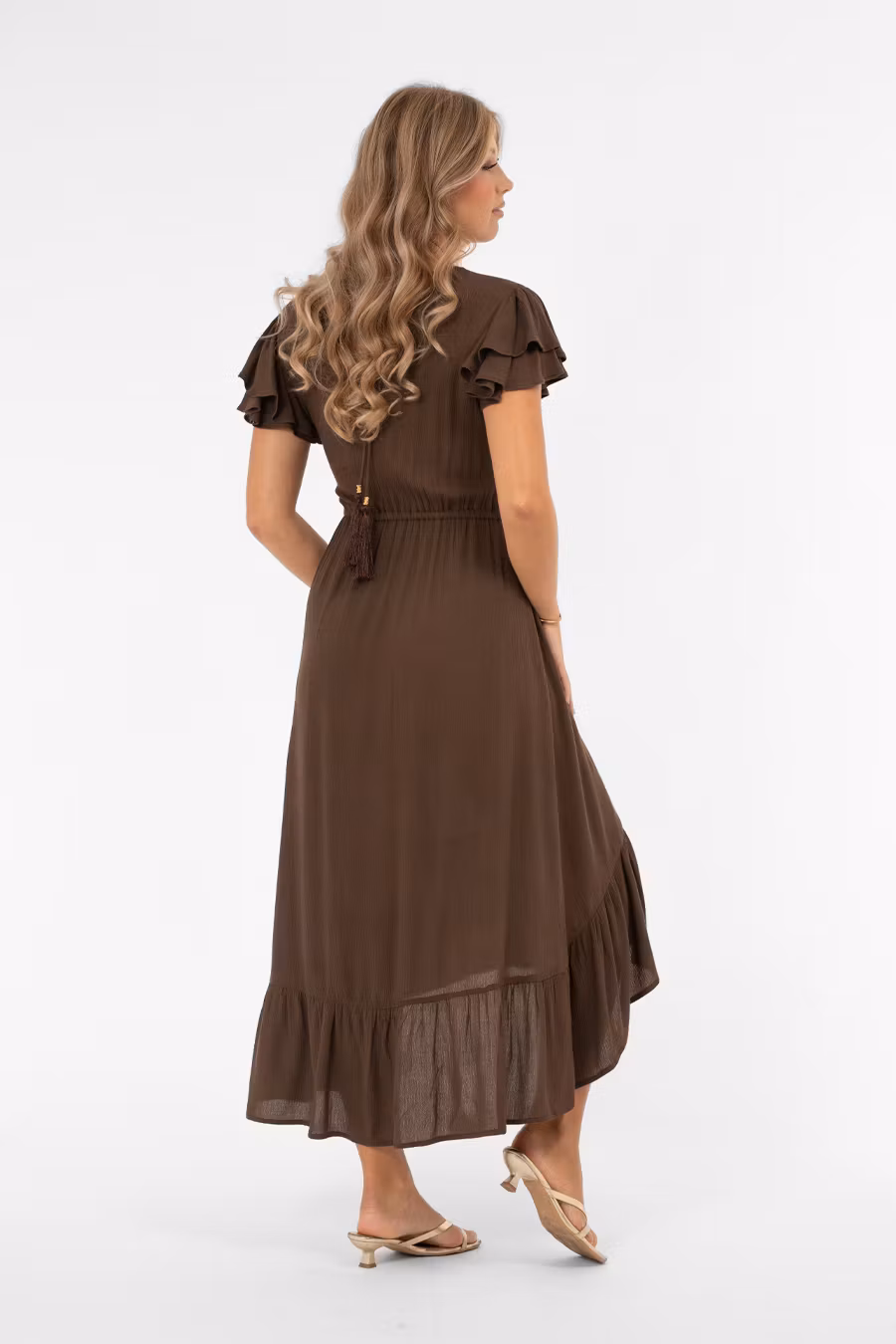 JANE DRESS - Coffe Brown